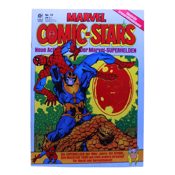 Marvel Comic Stars Nr. 13 (1981) | Spider-Man rettet die Rächer | Jim Starlin | Thanos